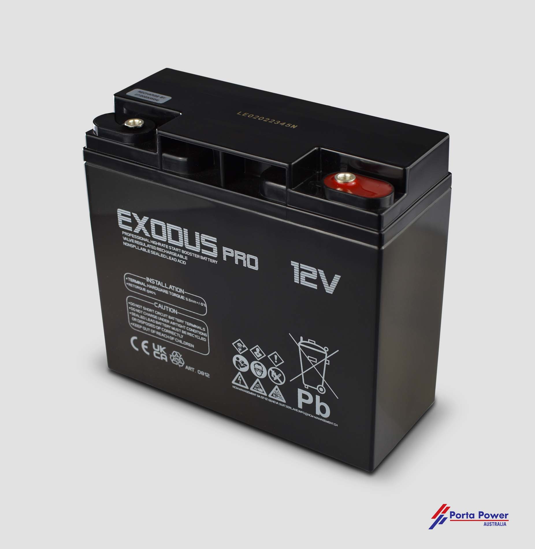 CRANKING Battery 12V-22Ah EXODUS Proffessional Battery