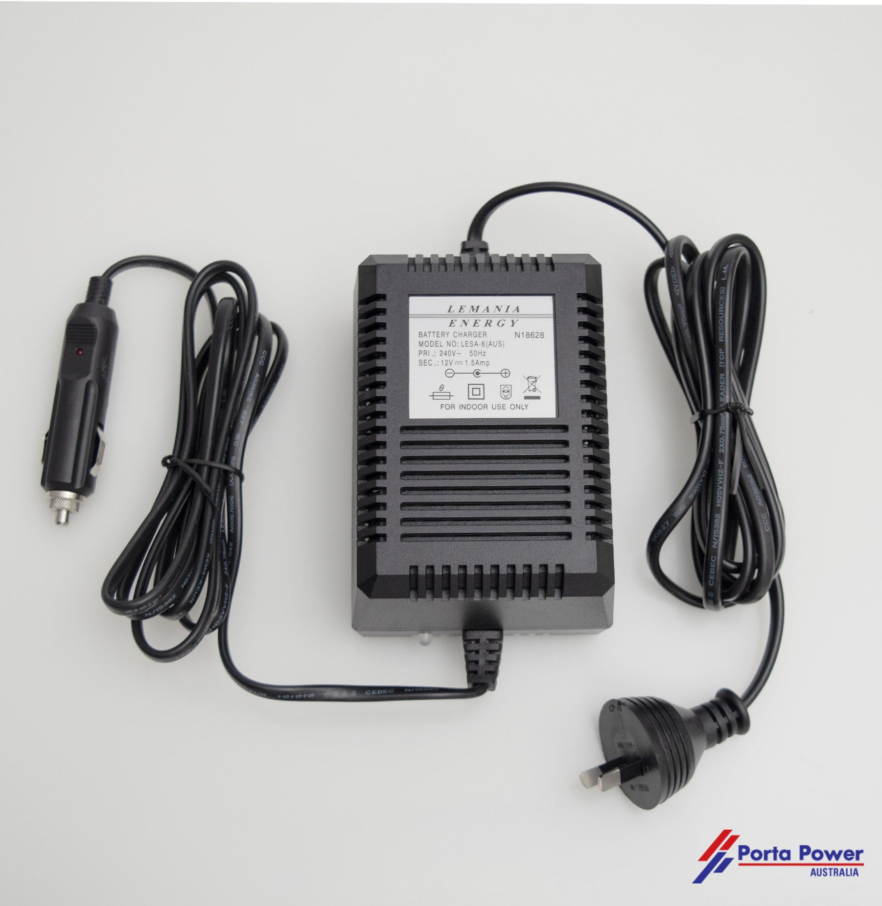 240v AC Charger (Suitable for Porta Power LS3500 & Dom 2) LSA-9