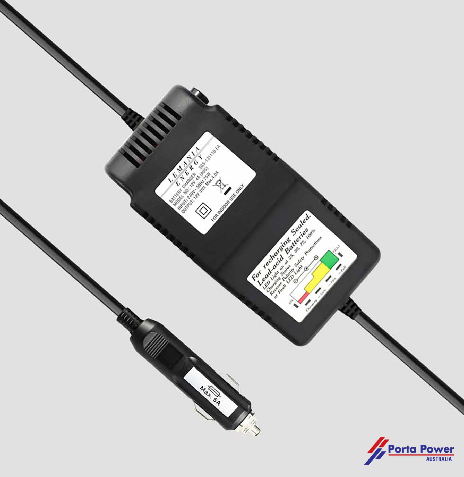 240V AC Charger (Suitable for PORTA POWER P7, P8 and P1224) 4Amp LSA-40