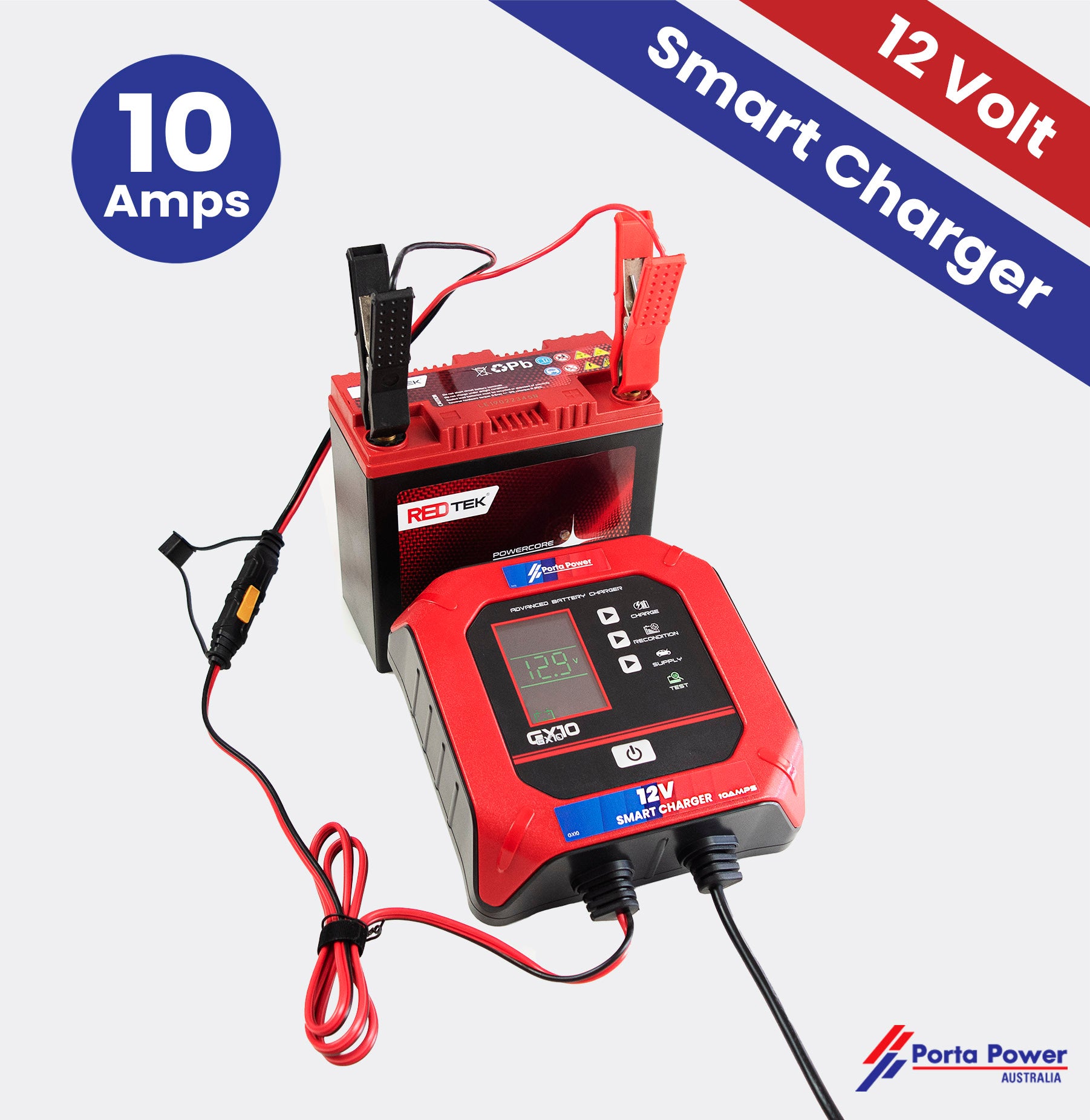 GX10 12 Volt Smart Charger 10Amp