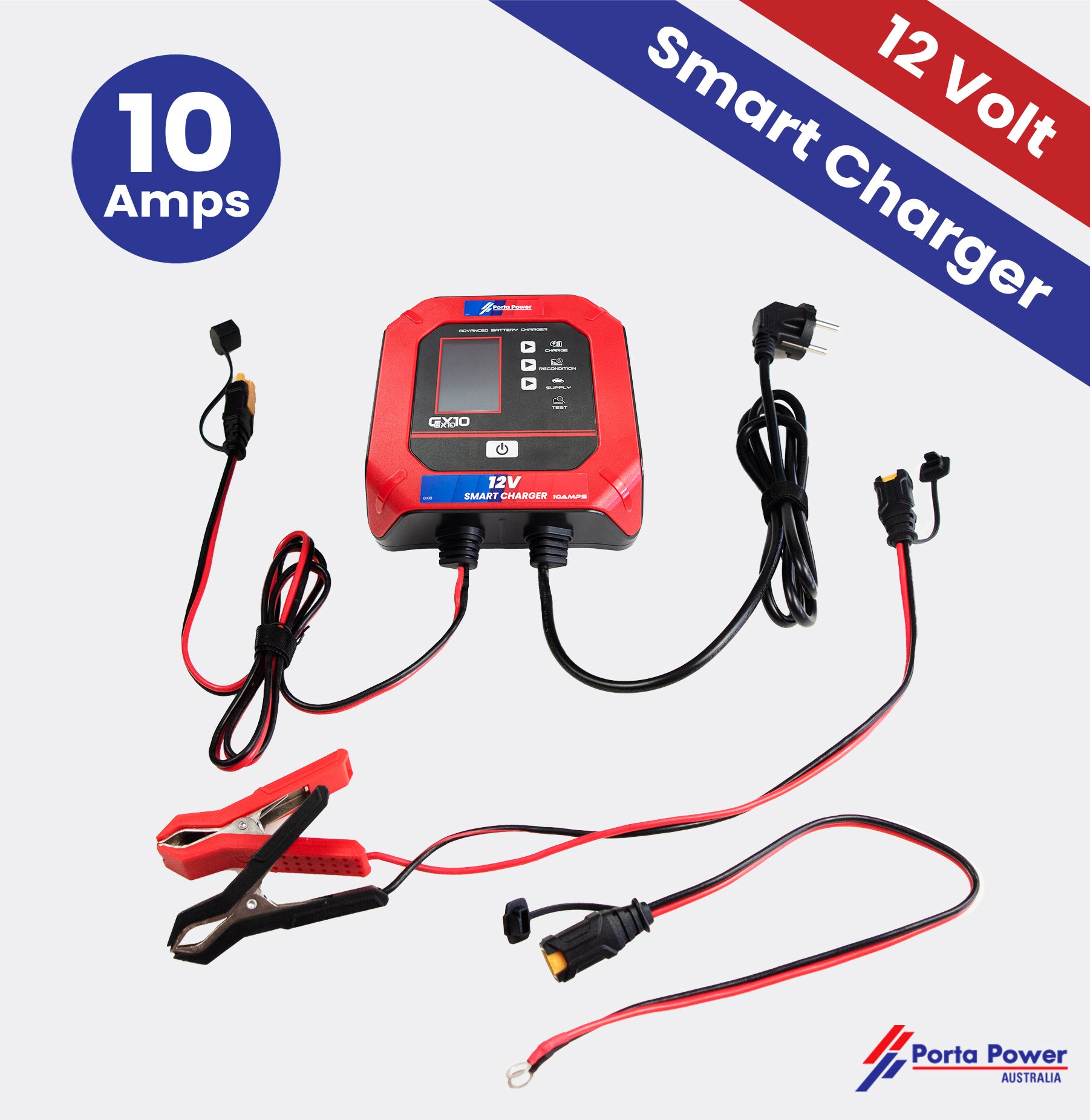 GX10 12 Volt Smart Charger 10Amp