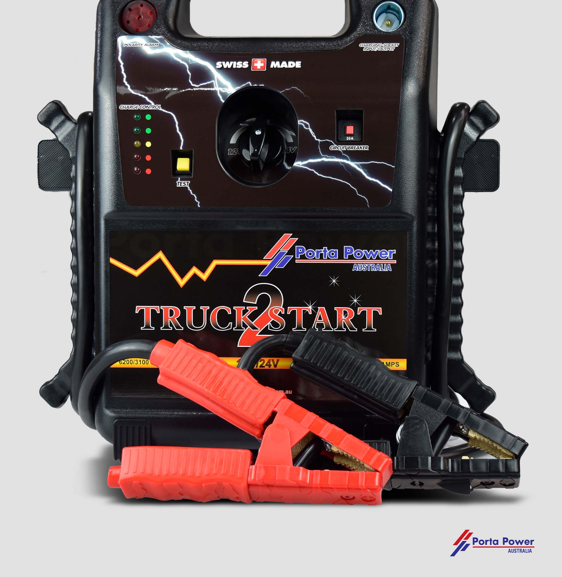 P1224 “Truck Start 2” 12/24v 6200 Peak Amps Portable AGM Batteries Booster